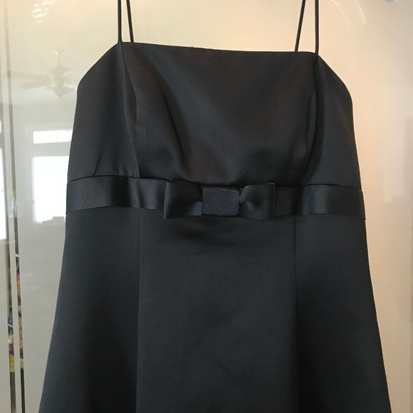 David's Bridal Black Party Formal Dress Size 2 - Picture 2 of 5